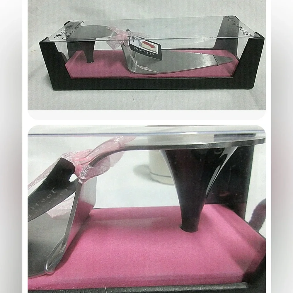 NEW High Heel Cake Server BY WILD EYE DESIGN STAINLESS STEEL NOVELTY